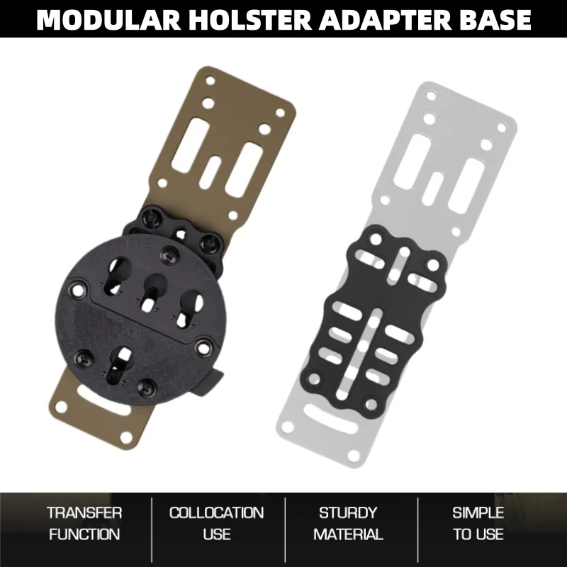 

Modular Holster Adapter Base | Compatibility Modular Adapter Platform | For Wilderness Equipment Accessories