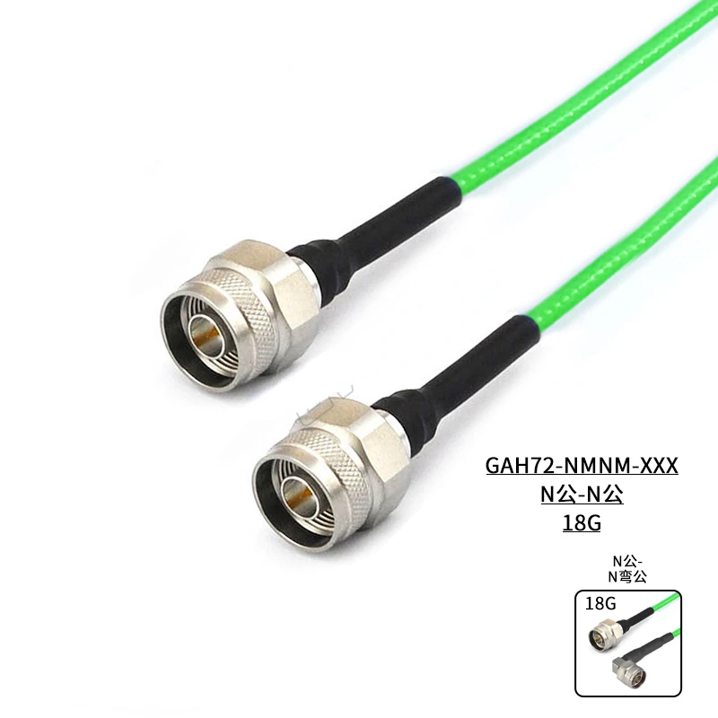 N Male N Male Economical Cable Matching with 402 Series Cable 18G GAH72-NMNM