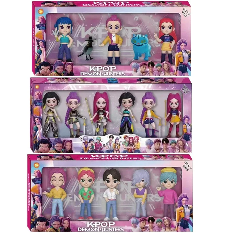 2026NEW Kpop Devil Hunter Rumi Zoe Mira anime polychlorure de vinyle collection de personnages bibelots de bureau cadeau du nouvel an pour enfants