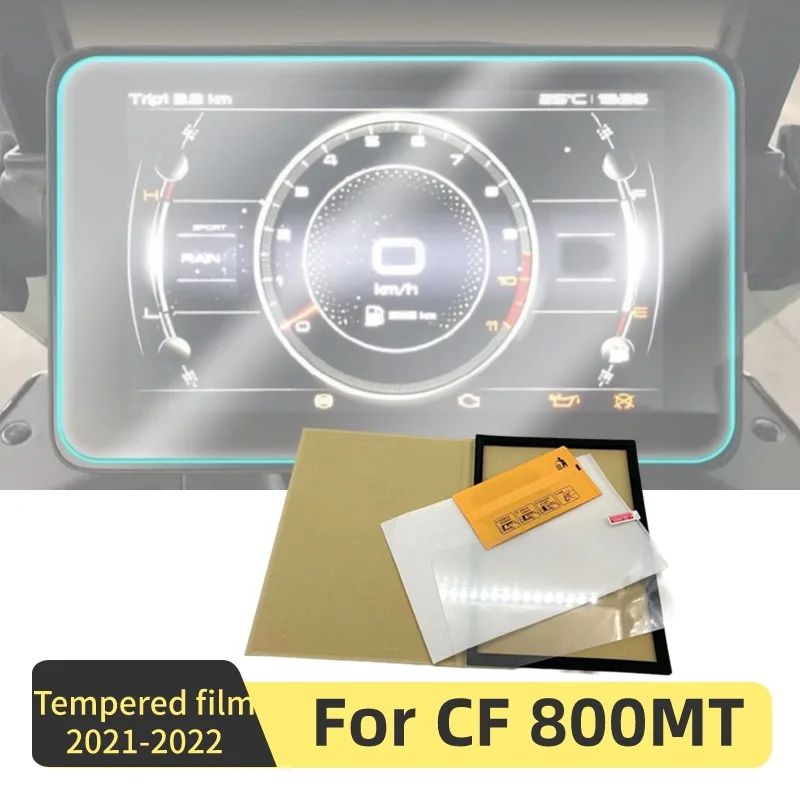 

For CF 800MT 800 MT 2021 2022Motorcycle Accessories Scratch Cluster Screen Dashboard Protection Instrument Film Tempered Film