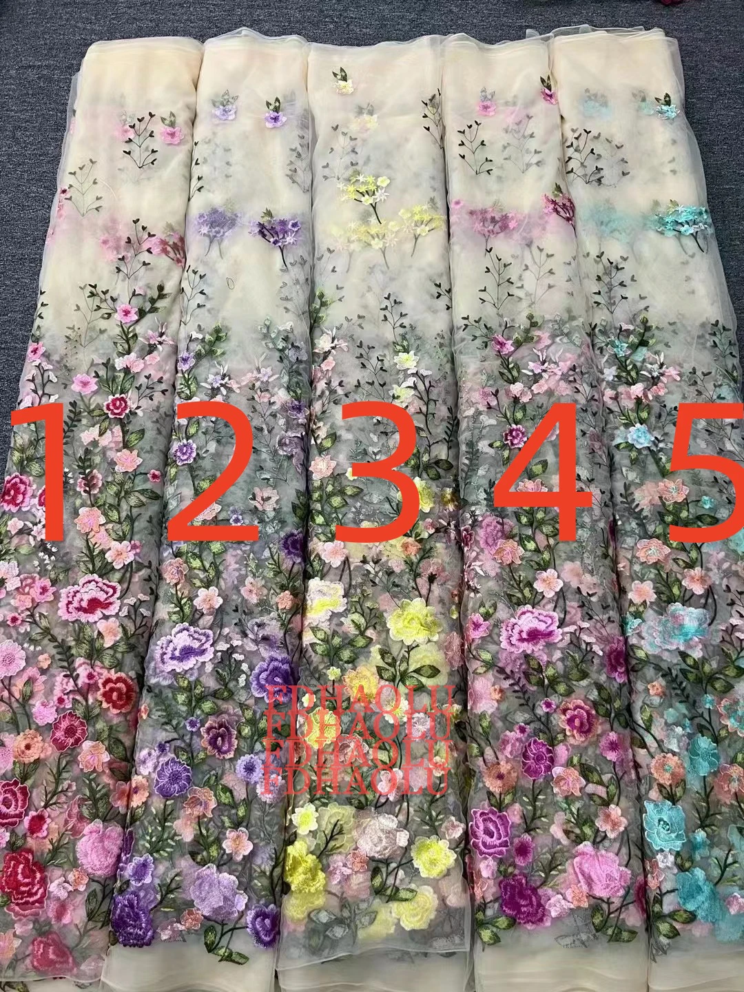 Vestidos de fiesta de tul florales elegantes personalizados, mangas largas, cuello en V, Apliques de encaje, vestido de noche Formal de corte a