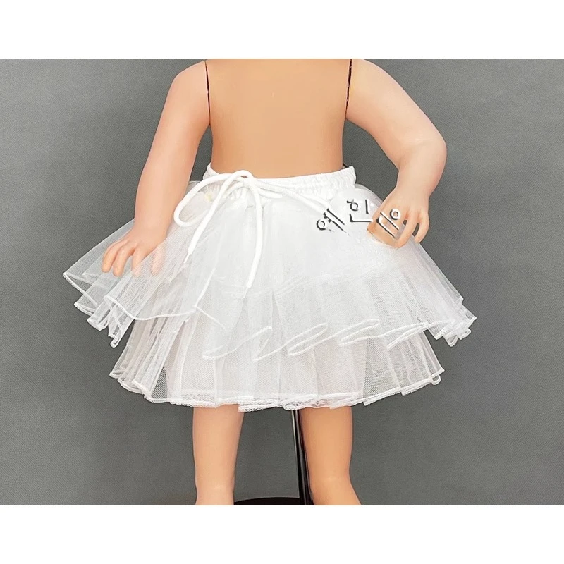 Korean Original Imported Children's Hooded Underskirt/birthday Hanfu Skirt Support/half Body Underskirt