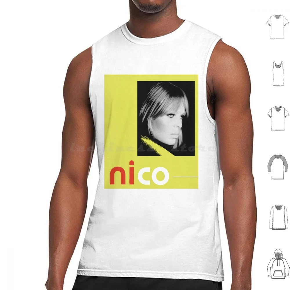 Nico Tank Tops Print Cotton Nico Velvet Underground Velvet Underground Music Love Sex Christa Lou Reed Lou Reed