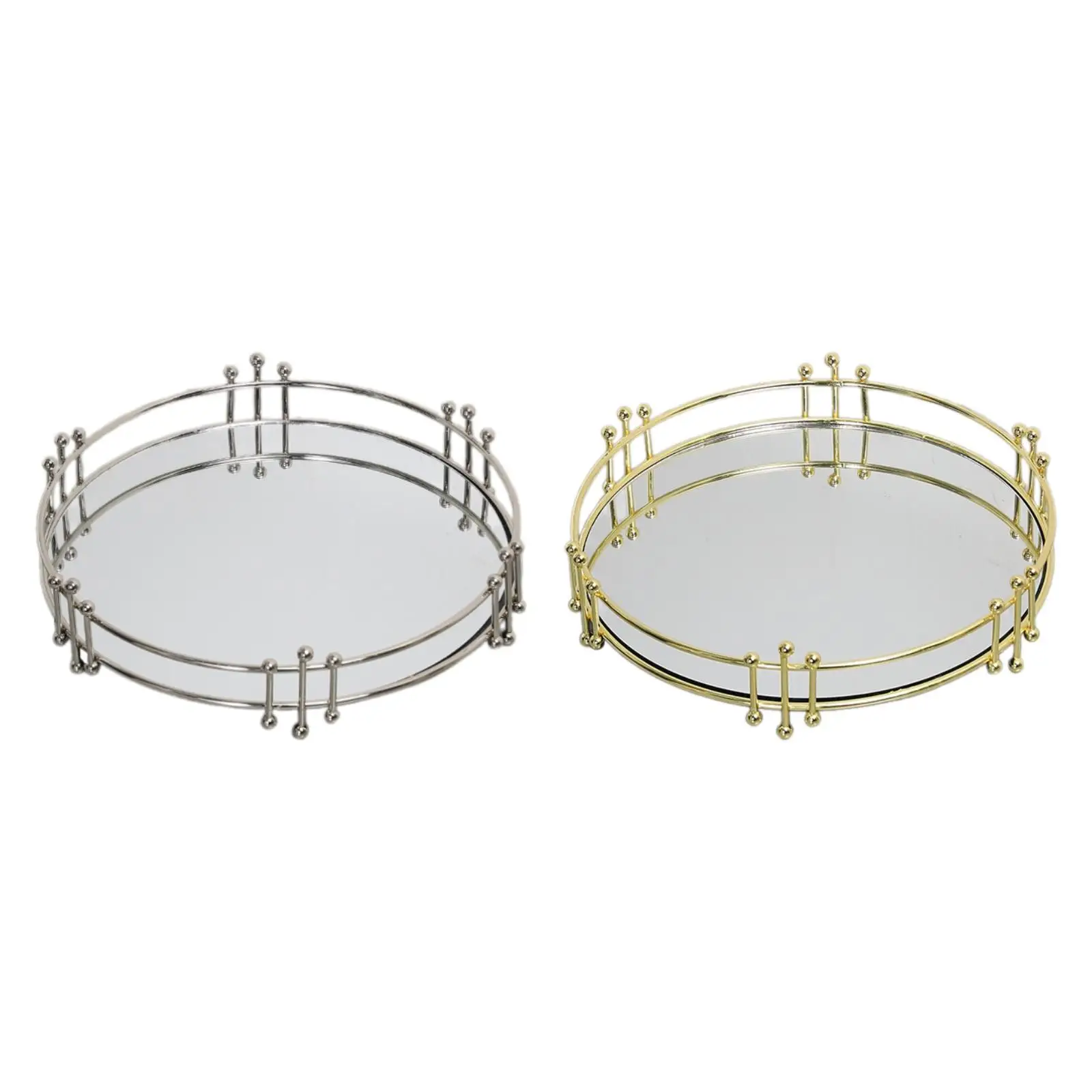 Decorative Tray Multifunctional Modern Jewelry Tray for Dresser Bedroom Home