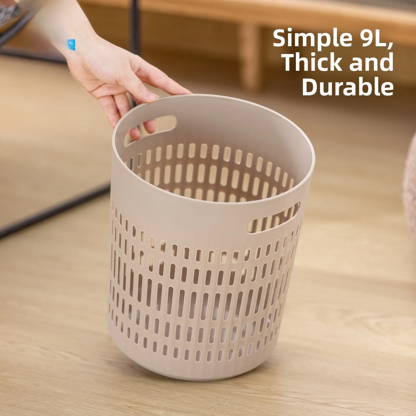 

Большое мусорное ведро для чая и цветов, 9 л, круглое, пластиковое, для кухни, ванной, офиса, гостиной, дома