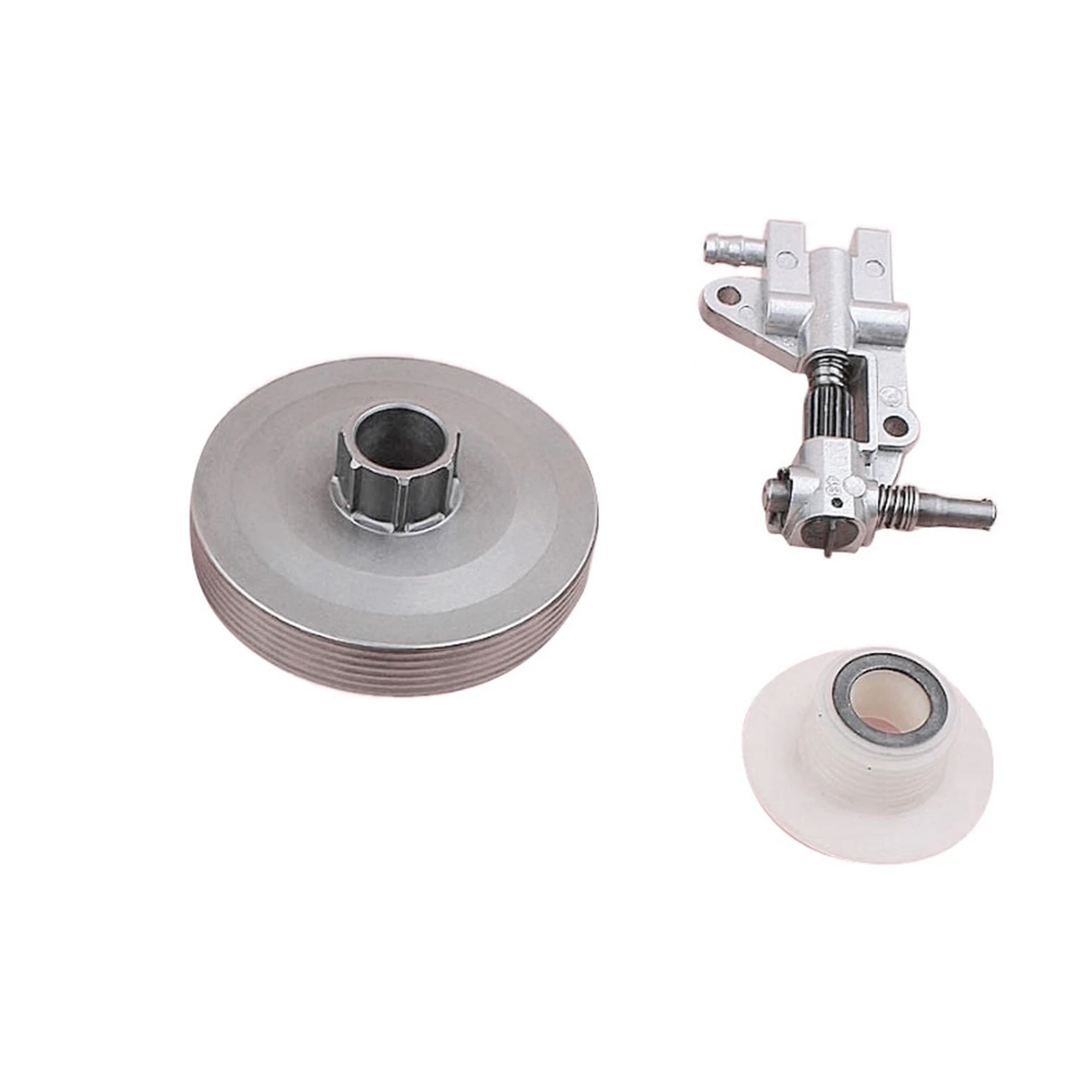 Y50A-3X Clutch Sprocket Rim Drum Oil Pump Worm Gear For Chinese 4500 5200 5800 45Cc 5 Oil Seal Fuel Filter Line Chainsaw Part