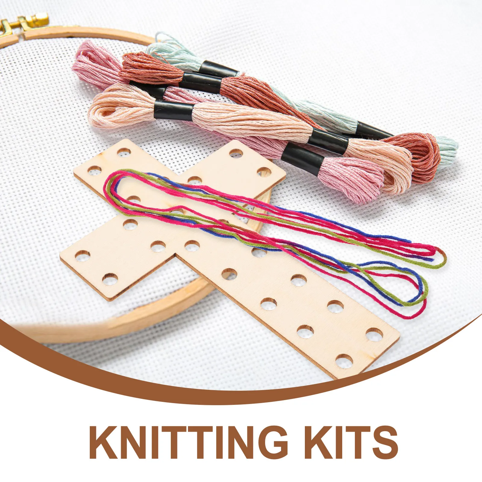 

Набор для рукоделия: деревянная рамка для вышивания крестиком, прочная деревянная рамка для вышивки крестиком для домашнего декора, набор для рукоделия из пряжи