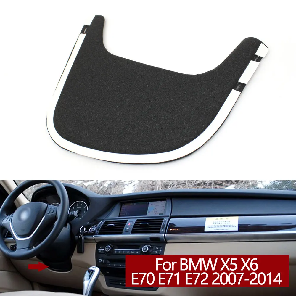 E70 E70 E72 LHD RHD Car Front Dashboard Steering Wheel Lower Column Cover Sponge Backplate For BMW X5 X6 2007-2014 51457161733