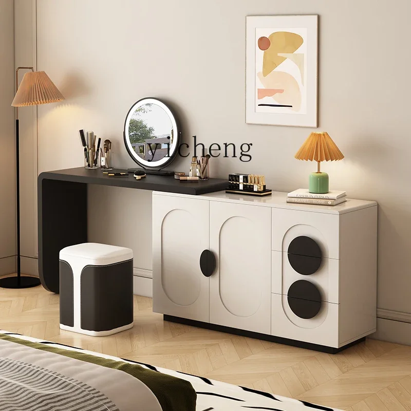 

TQH solid wood dresser bedroom household integrated storage cabinet simple modern light luxury bedside chest