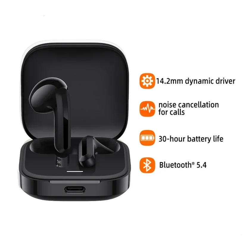 Xiaomi Redmi Buds 6 Vitality Bluetooth Earphone 5.4 Noise Reduction 30H Battery Life 5 Tuning Modes Wireless Xiaomi Headphone