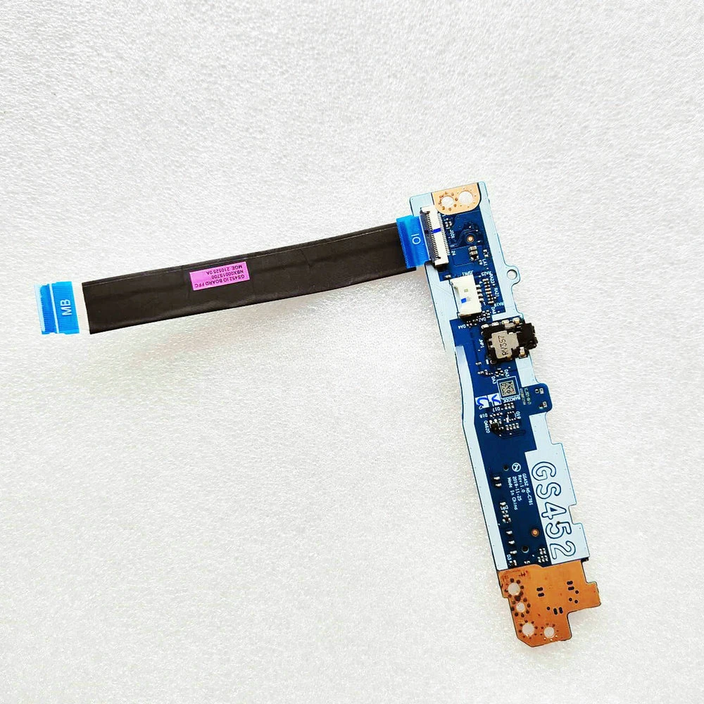 GS452 NS-C781 For Lenovo Ideapad 3 14IML05 14IIL05 14ITL05 81WA 81WD Switch Audio Interface Board Power Button Board With Cable