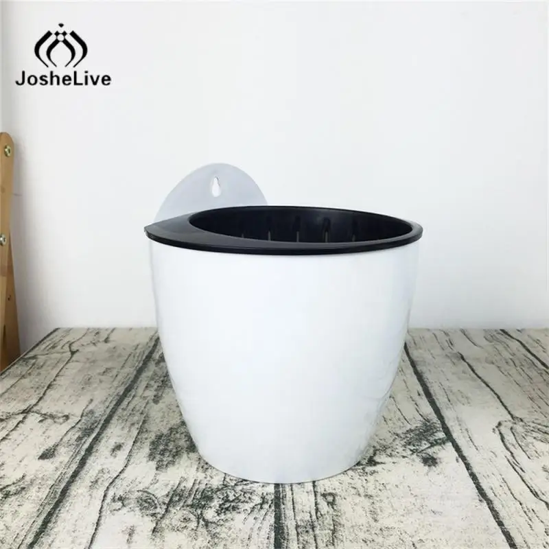 Wall Hanging Nursery Planter Large Capacity Practical Flower Pot Resin Round Plant Pot Garden Supplies For Flowers