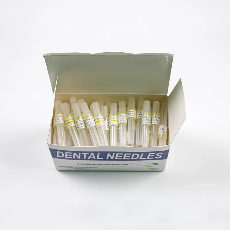 5 X 100pcs/pack Cartridge Pack Plastic Hub Disposable Dental Needles 27g 30g 12/21/25/32/35/38mm Long/Short Dentist Tools
