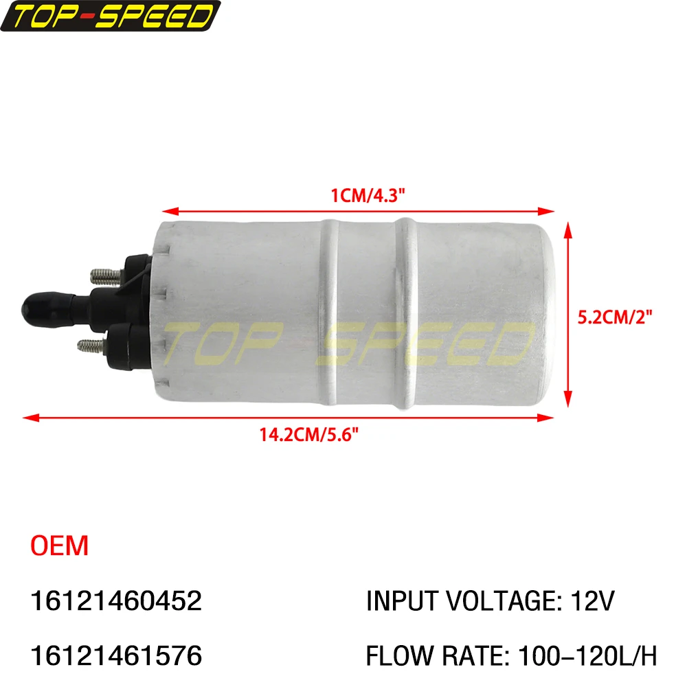 12V 52mm 16121460452 16121461576 Motorcycle Fuel Pump For BMW K1 K75 K75C RT S K100 K100LT K100RS K100R K100RT K1100LT 1983-1997