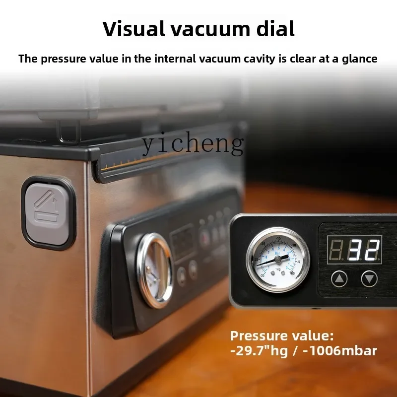 cc27 vacuum machine Commercial vacuum sealing machine Household food packaging machine does not pick bags to pump liquids
