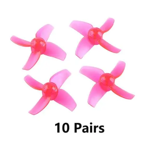 12 paia Happymodel 40mm 4 pale elica PC puntelli 1.0mm foro CW CCW per Mobula7 Mobula 7 FPV Racing Drone Quadcopter