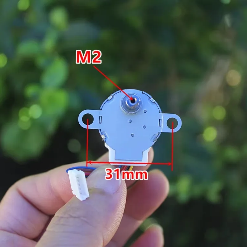 DC5V deceleration stepper motor, wind guide motor 24BYJ484 phase 5-wire miniature deceleration stepper motor