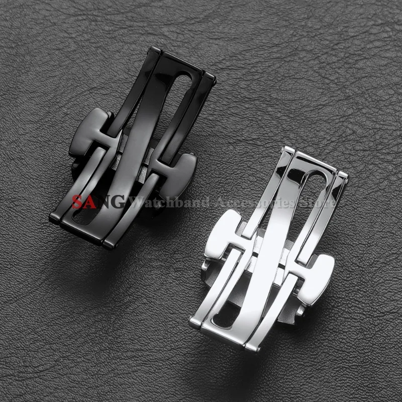 Folding Watch Clasps for Patek Philippe 5164A 5167A 5168A Aquanaut Series Watch Buckle Folding Stainless Steel18mm Watch Button image 5