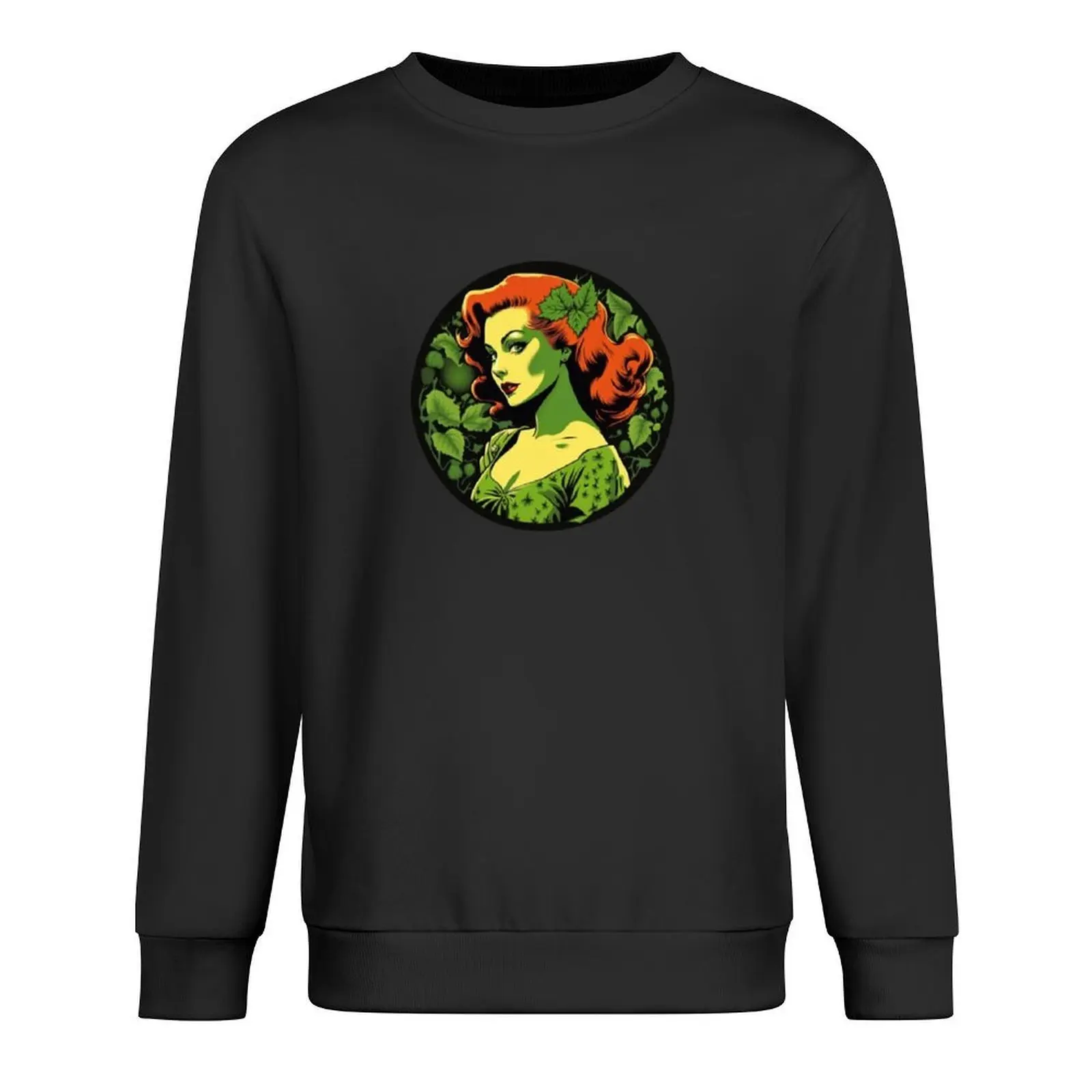 

Retro Illustration Avatar of the Green Pullover autumn jacket men men's autumn clothes anime clothes sweatshirt male