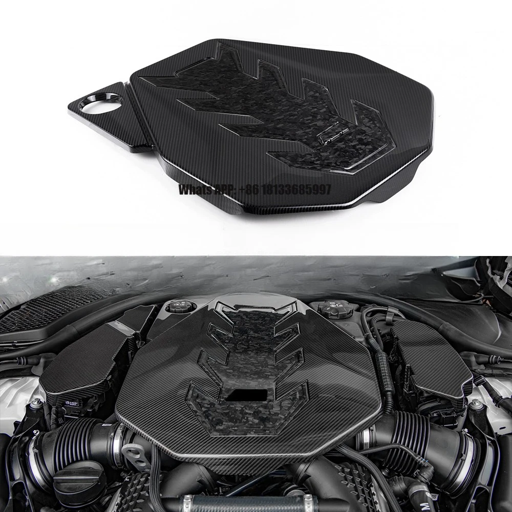 

M5 G90 G99 Style Prepreg Carbon Fiber Engine Cover 2024+