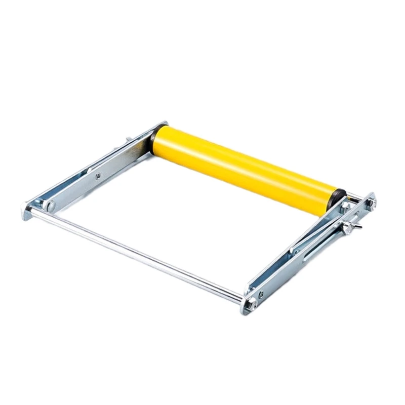Height Adjustable Stainless Steel Cutting Machine Support Frame Foldable Stand for Home Workshops and Construction Site M4YD