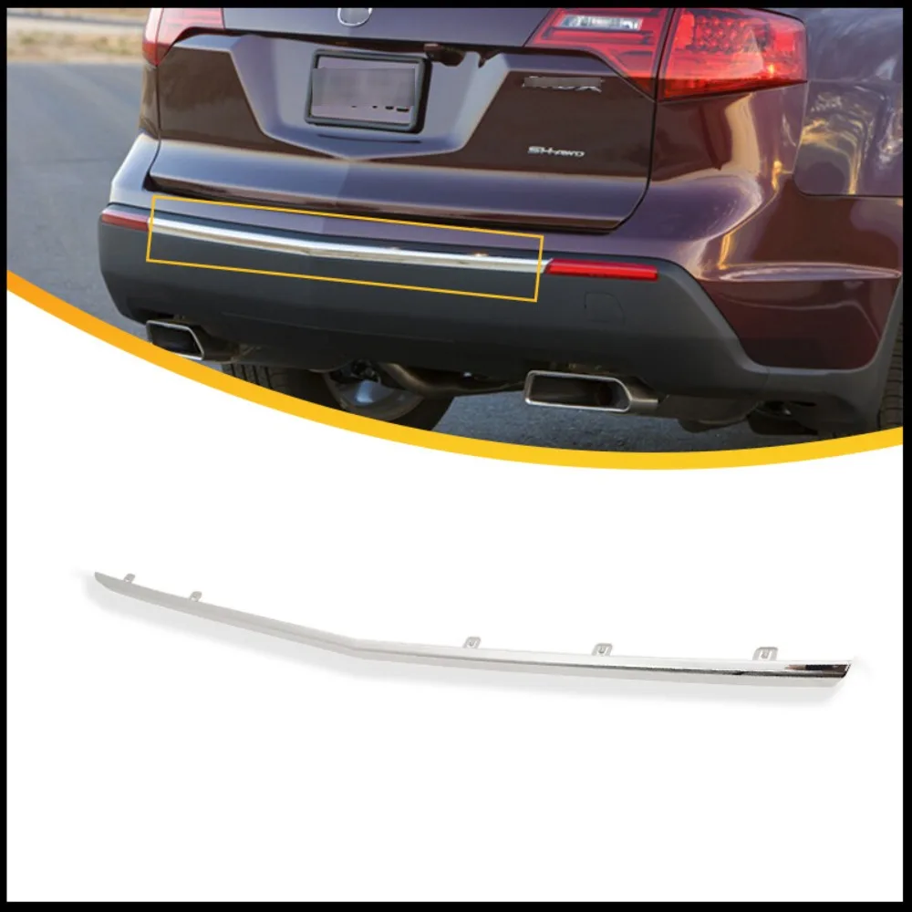 

Rear Bumper Molding Trim Chrome Accent Stripe Fit 2010-2013 Acura MDX