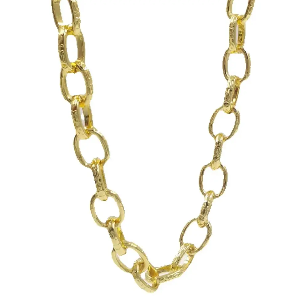 WT-BC267 Texture And Solid Yellow Brass Handmade Semi-Finished Accessory Chain Meters Sale Jewelry Fine Making