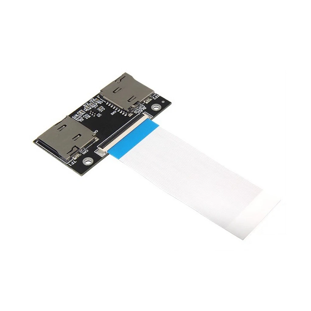 AT87-Dual TF Card Memory Card to CE Interface Connection Card Expansion Card for Computer Industrial Control Machine VCR NAS