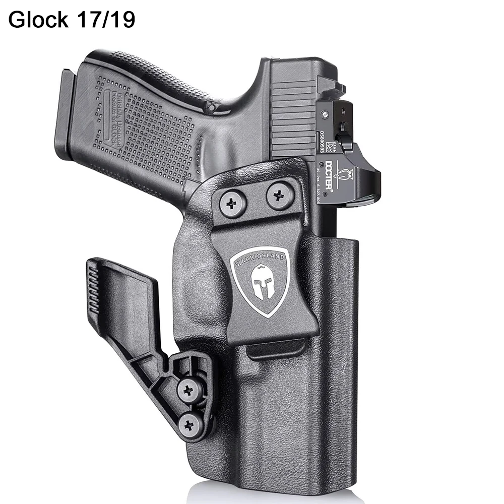 IWB Holster Optic Cut For Glock17/19/19X/26/44/45 Gen(1-5)&Glock 23/32 Gen(3-4) Not Gen5 Right Hand Compatible Red Dot Aiming