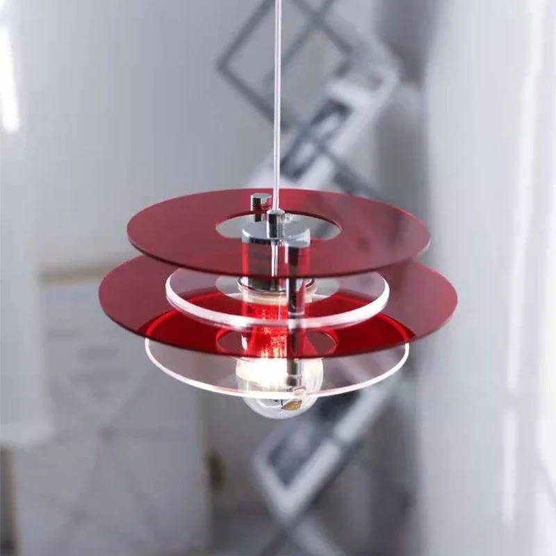 ثريا مطعم المشاهير على الإنترنت بار نورديك بسيط وحديث من الأكريليك متعدد الألوان من الأكريليك لام p