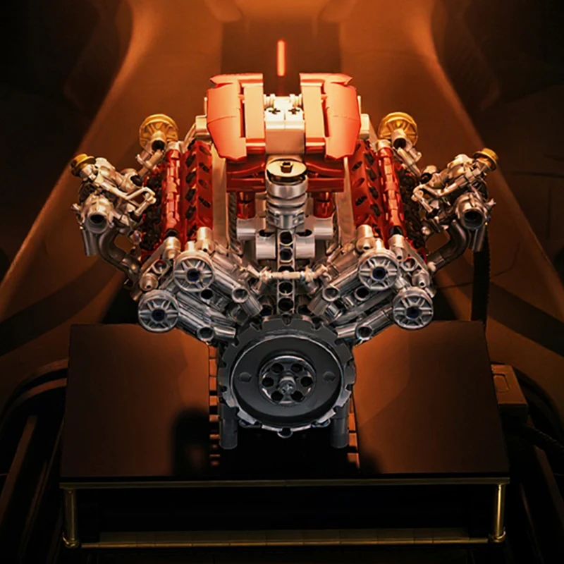 Nowe 488 Super Samochody Wyścigowe Silnik Motorowy Symulacja Techniczna Klocki Konstrukcyjne Zestawy Ozdoby Prezenty Urodzinowe dla Dzieci Dorosłych Chłopców