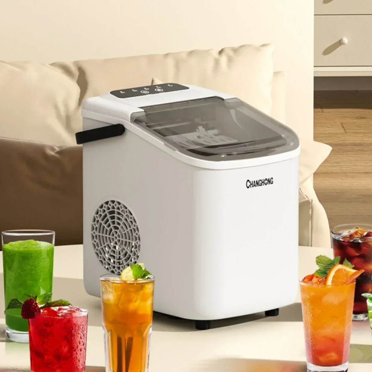 

Ice maker outdoor 15KG household small intelligent mini fully automatic small power ice maker