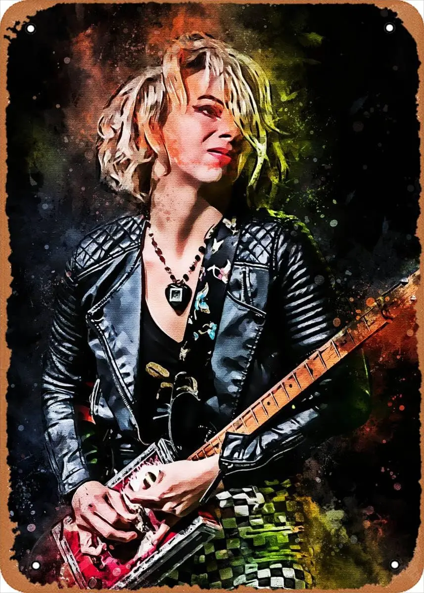 Music World Samantha Fish Metal Tin Sign Poster Vintage Art Wall Decor 12 X 8 Inch