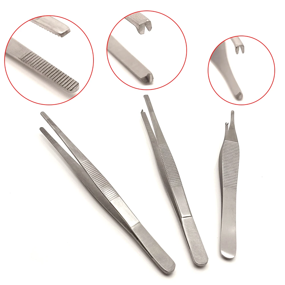 Adson Tissue Forceps for Rhinoplasty Oculoplastic Surgery Precision Cartilage Thumb Forceps Plastic Surgery Durable Reliable