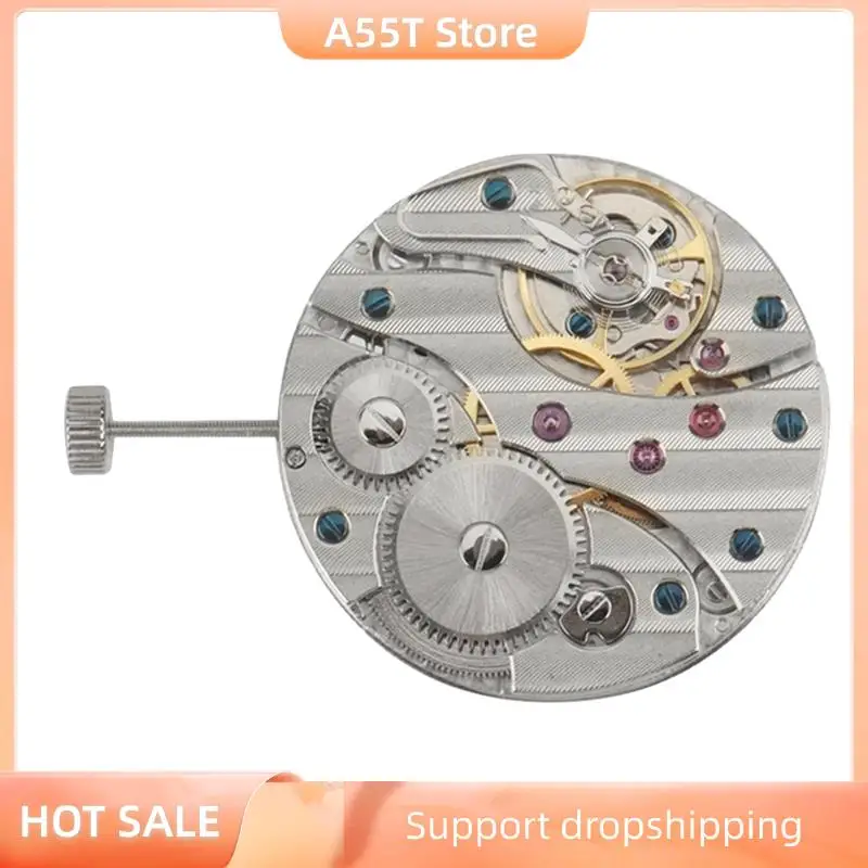 

A55T 5X 6497 ST36 Механизм часов Механический механизм с ручным заводом P29 44 мм Стальной корпус часов 6497/6498 ST3600 Часы с механизмом
