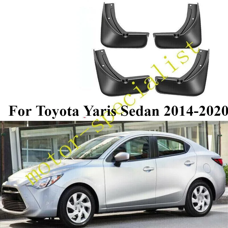 

4-х брызговик, брызговик на крыло для Toyota Yaris Sedan 2014-2020