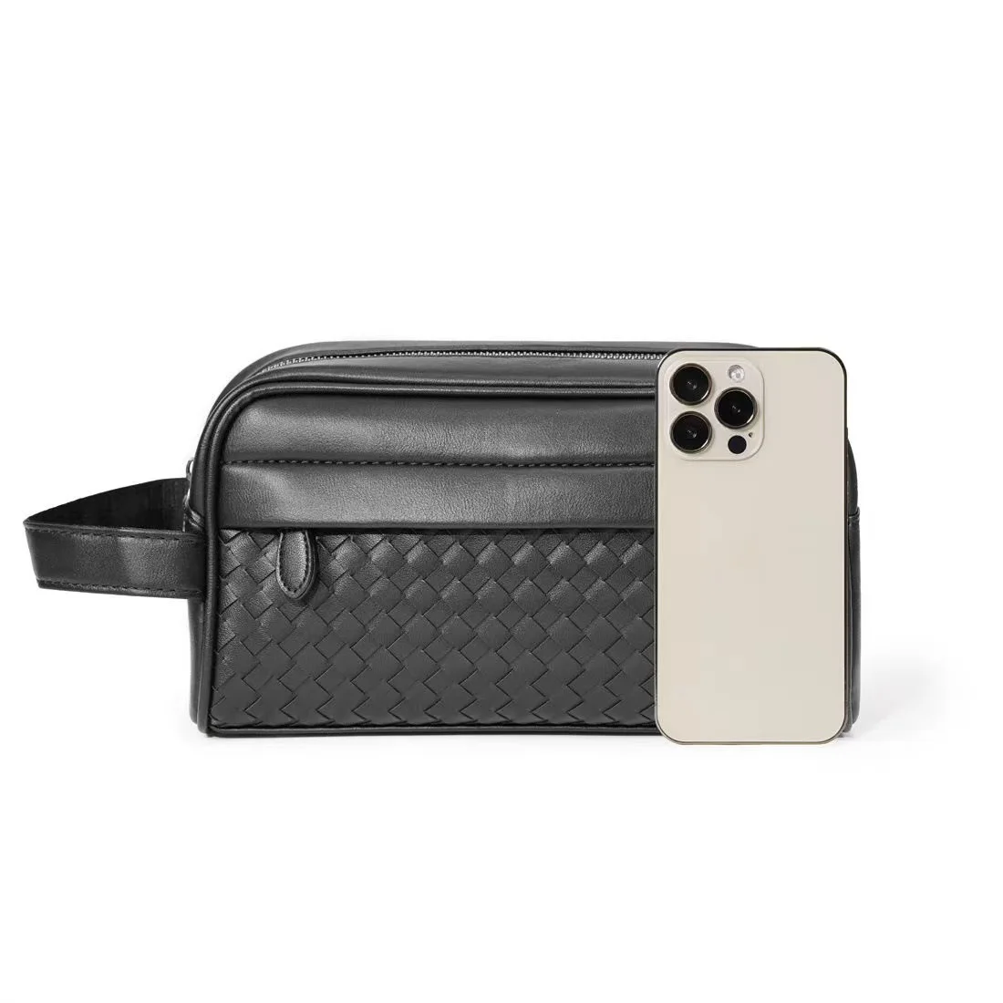 Day clutches PU Handbag gentlemen wash bag hand bag leather men\'s business travel use