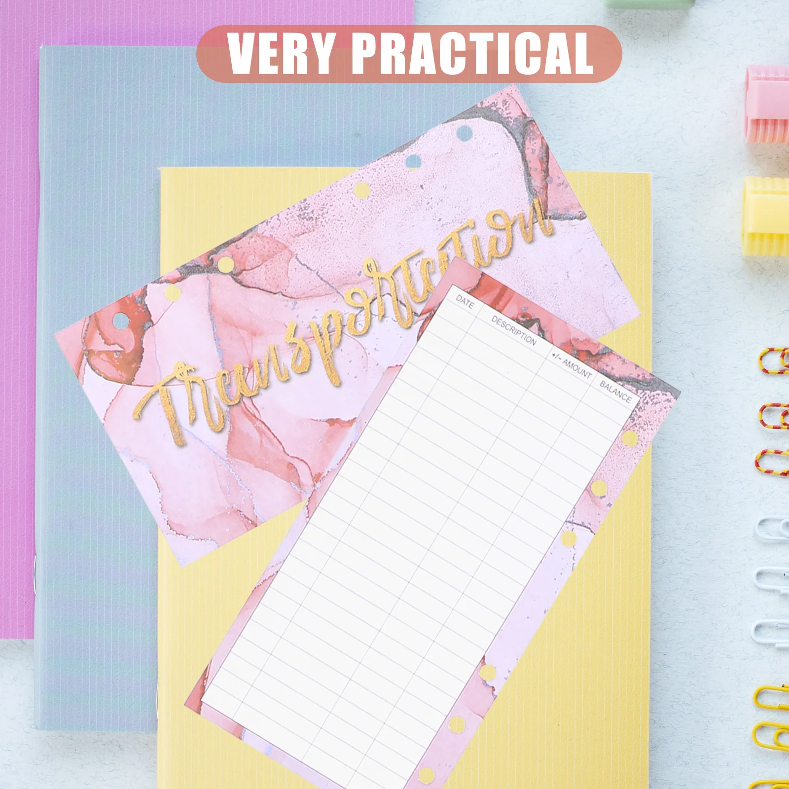 Budget Cards Portable Paper Sheets For Daily Expense Tracking Financial Planning Organizer Cash Envelope Tracker Budget