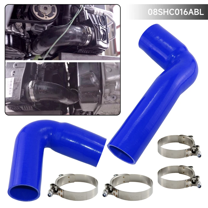 Intercooler Silicone Hose Pipe For VW Golf R MK8 GTI VAG 2.0 TSI EA888 Gen.4 2.0T Black/Blue/Red