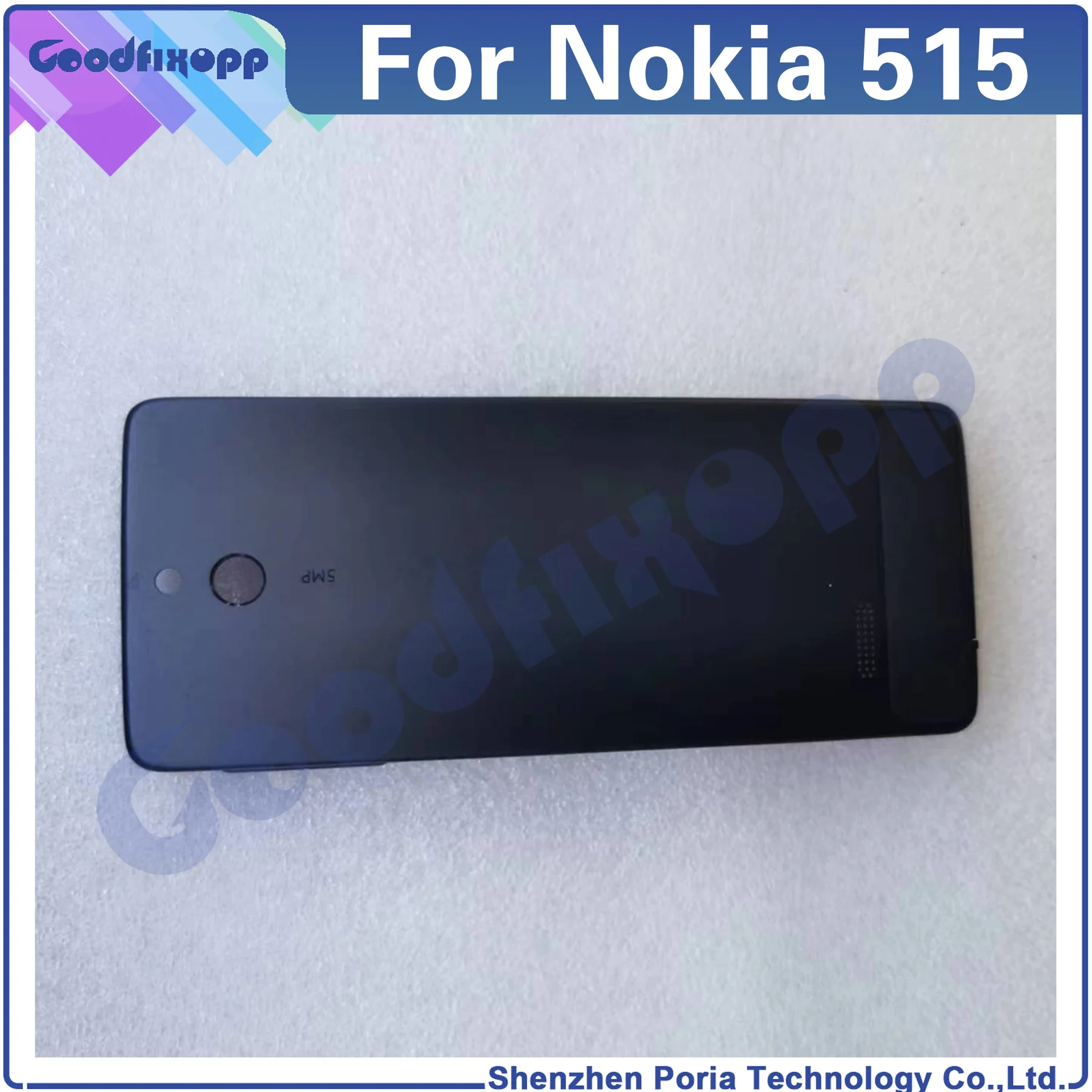 For Nokia 515 Back Cover Door Housing Case Rear Battery Cover Repair Parts Replacement