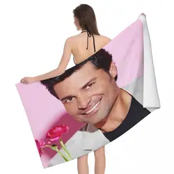 Chayanne-Serviette de bain en microcarence pour chanteuse pop latine, Serviette de plage, Serviette de piscine, brevavec moi