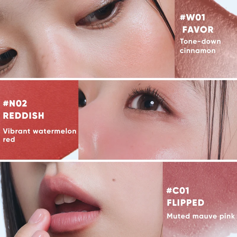 Judydoll Hydrating Essence Multi Balm, Blush Stick, Lip Tint, Creamy Texture, Lightweight, Blendable, Natural Glow, Moisturizing