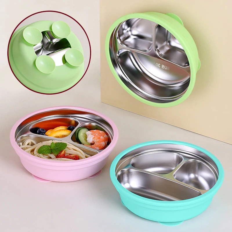 prato-de-silicone-de-grau-alimenticio-para-criancas-com-base-de-succao-em-aco-inoxidavel-tigela-de-alimentacao-para-bebes-prato-de-refeicao-com-design-de-desenho-animado-conjunto-de-jantar-infantil