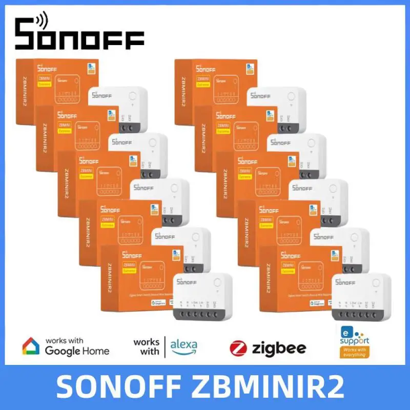 SONOFF ZBMINIR2 익스트림 지그비 스마트 스위치, 분리형 릴레이, 외부 스위치 리모컨, eWeLink를 통해 지그비 허브와 호환 가능