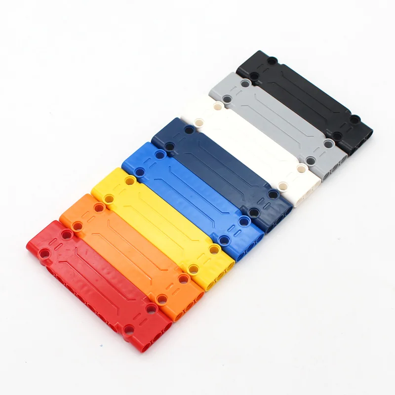 15pcs Technology 15458 Panel Plate 3x11x1 Bricks Model Building Blocks Parts Accessories Combination Mechanical Compatible