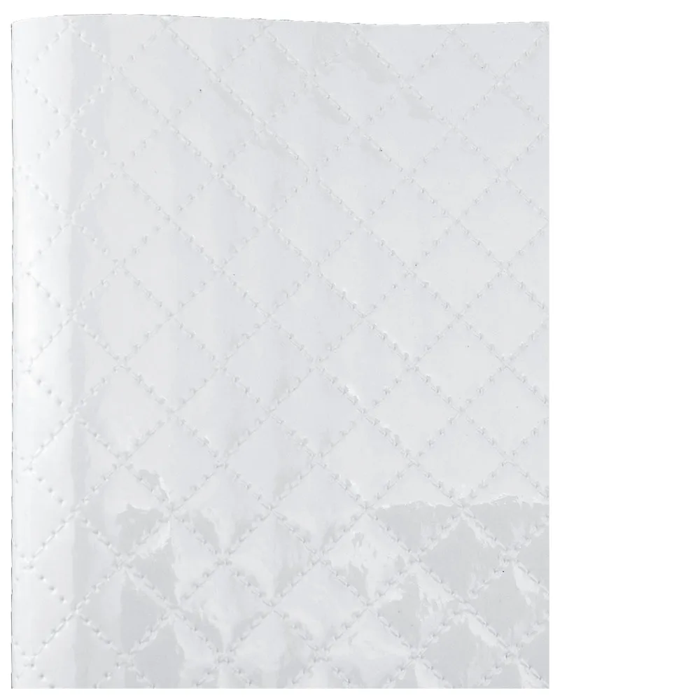30x134cm Roll Mirror Gride Textured Pattern Faux Synthetic Leatherette Leather Fabric For Handbags Bows Earring DIY  CN307 view 6
