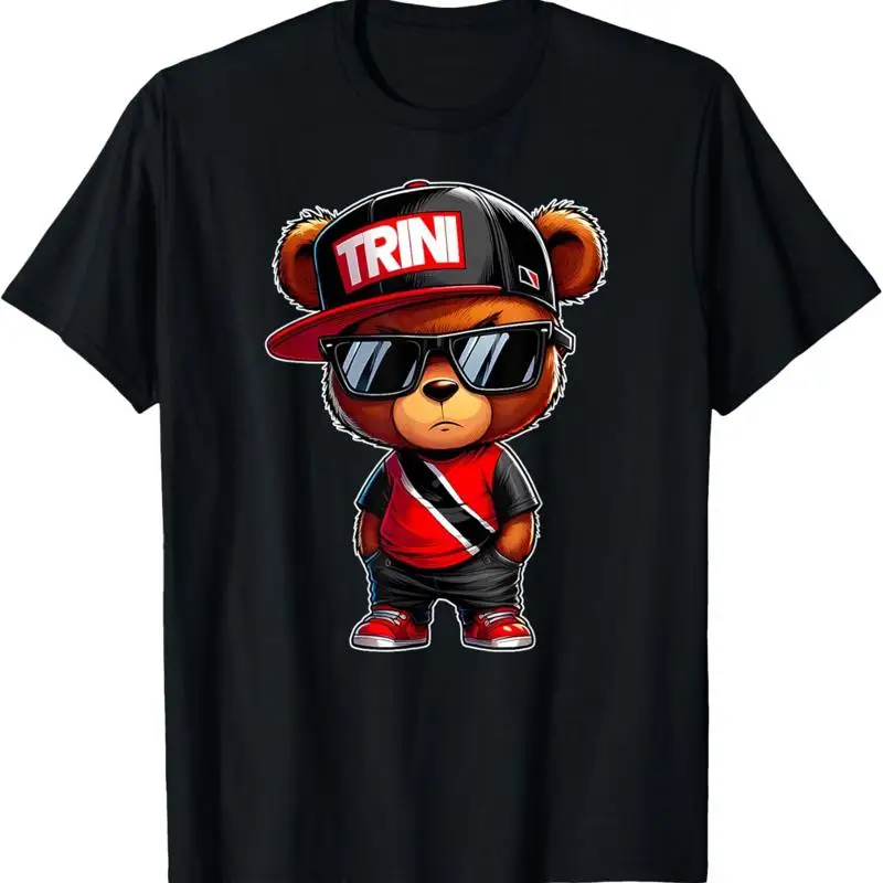 TRINI oso de peluche Linda bandera de Trinidad Trinidadian carnaval arte camiseta
