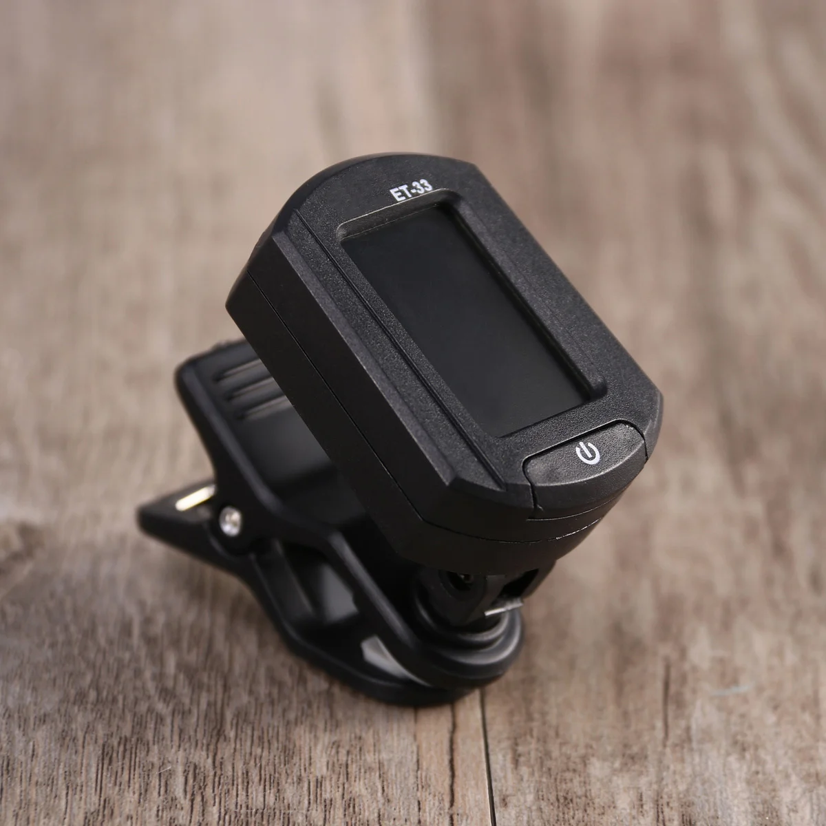 Eno Et-33 كليب على موالف الغيتار الأسود الرقمية Lcd ضبط جهاز ل باس الكمان القيثارة 360 °   اهتزاز قابل للدوران #4