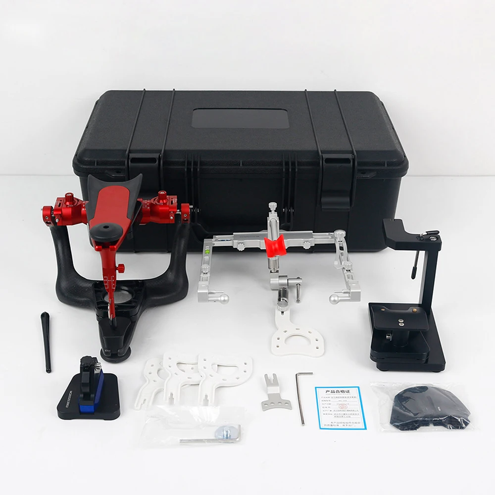 

1 set Dental Laboratory Full Adjustable Articulator Condylar Guidance and Bennett Angle Adjust Articulador Kit