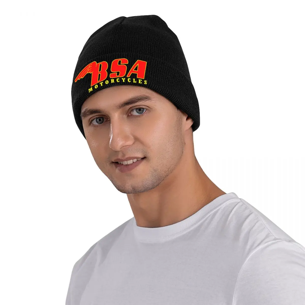 BSA Skullies gorros BSA Motorcycles, gorros finos, gorros de capó, gorro de esquí Hip Hop para hombres y mujeres, otoño y primavera